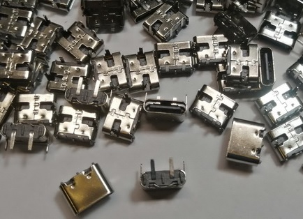 کانکتور USB Type C مادگی 2pin هولدر dip